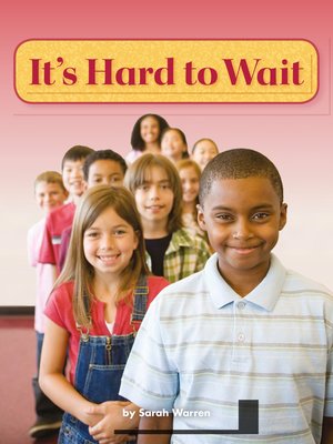 cover image of It's Hard to Wait